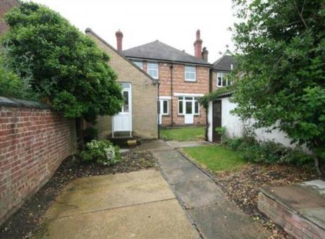 Old garden and house