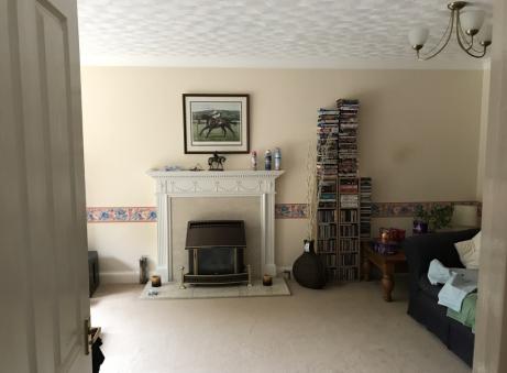 Living room before the renovation