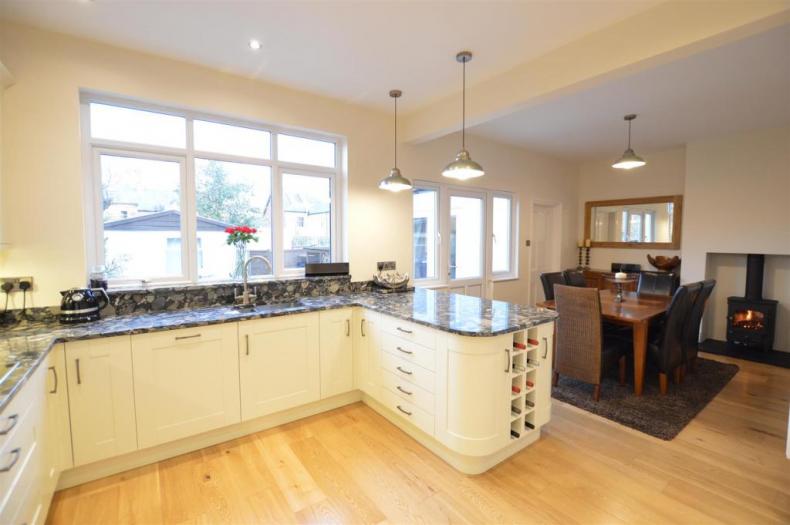 New kitchen and dining room